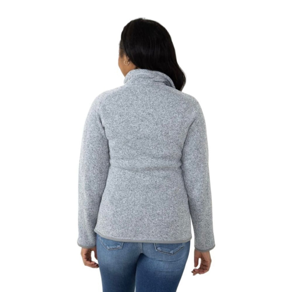 Patagonia Quarter Zip Pullover Better Sweater Fleece Women's sz S in White Birch - Picture 5 of 14